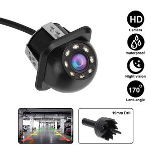 Kit d'assistance au stationnement DC 12V caméra de recul de voiture Vision nocturne objectif HD Fisheye pour lecteur DVD Android 170 ° grand Angle 1280x720