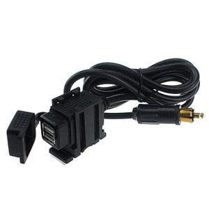 DC 5V 2.1A Double port USB 12V / 24V Motorbike imperméable Motorcycle de moto