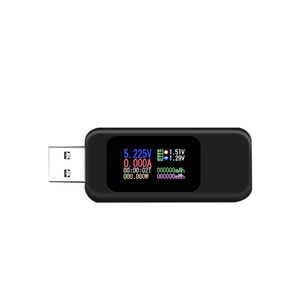 DC USB Tester Corriente de 4-30V Medidor de voltaje 10 en 1 Monitor de tiempo de tiempo Digital Cadena Indicador de energía Banco Banco MX18L MX18