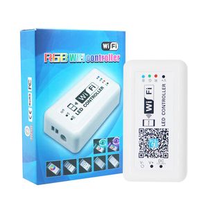 MINI contrôleur WIFI RGB DC12-24V LED, pour iphone, Ipad, IOS/Android, téléphone portable, contrôle sans fil pour bande LED RGB
