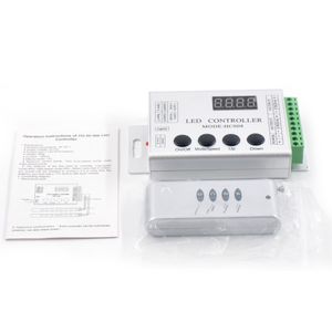 DC5-24V HC008 controlador de píxeles led RGB inalámbrico programable 2048 píxeles 133 modos de efecto para WS2812B WS2811 SK6812 tira de color mágico led