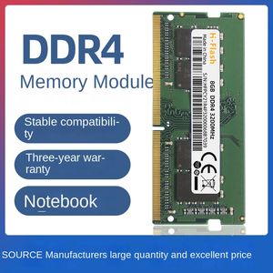 Barre de mémoire DDR4 16G pour ordinateur portable, mémoire 2666G pour la conception de jeux