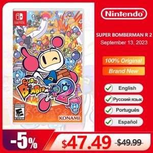 Offres Super Bomberman R 2 Nintendo Switch Game Genre de la carte de jeu physique 100% pour Switch Oled Lite Game Console