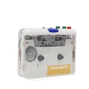 Decks Portable Cassette Player 3,5 mm Convertir des bandes CONTROLES MP3 / CD Sortie audio en casquette / haut-parleur en convertisseur MP3