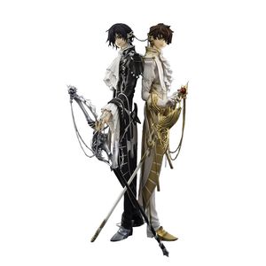 Código de juguete de descompresión Geass Lelouch de la rebelión Lelouch Lamperouge y Suzaku Kururugi R2 CLAMP PVC Figura de acción Modelo Coleccionable Do