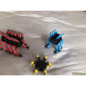 D￩compression Toy P￢ques Toys Muticolor Spinner Robot Fidget pour les enfants Adtshy Drop Livilar Gifts Novets Gag Dhmex