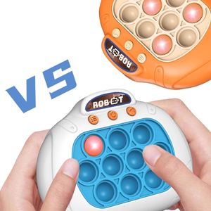 Decompression Toy Y55B Pop Light Fidget Game Pop-Puzzle Toy Electric Handheld Game Console Sensory Push Bubble Toy With Relieve Stress Toys 230823