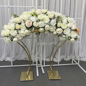 décoration usine fournisseur direct or métal fleurs support table de mariage centres de table supports de fleurs pour la décoration imake253