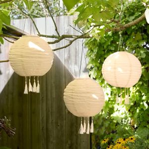 Décorations 25 cm LED LAMPE SOLAR LAMPE ARRÉPRÉPORT EN OUTERNOOR PROSIDE BLANC LEU POURTÉ DÉCOR DE JARDIN