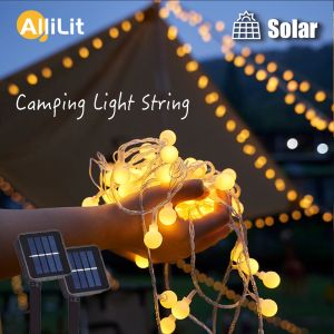 Décorations Camping Solar String Lights Outdoor 200 LED Crystal Globe Lights Solar Solar Fairy Light for Garden Christmas Party Decor
