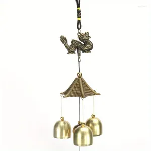 Figurines décoratives 1pc metal antique métal chinois dragon bronze cloche cloche pendante bœuf shui shui shui carillon Bouddha