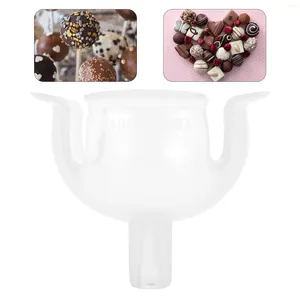 Figuras decorativas 36 PC Camas de trufa de chocolate de dulces Copas de plástico de fresa envoltura de plástico Muffin Toro