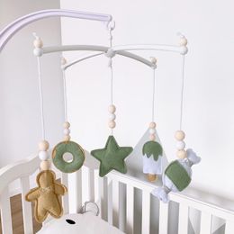 Figurines décoratives, support de berceau Mobile pour bébé, support rotatif, cloche de lit, jouets suspendus, hochet, objets de décoration pour chambre d'enfant