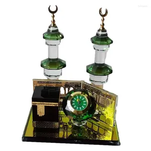 Figurines décoratives Eid Tower Ornement Bell Minion Minion Mode Crystal Minaret Statue Collectable Desk Decor Car Party