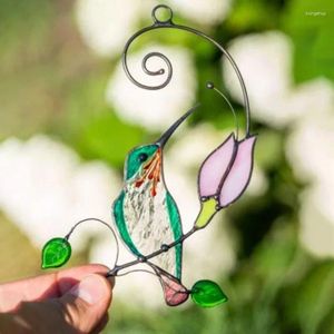 Figurines décoratives en métal vitrail artisanat du jardin de jardin bale