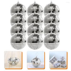 Figurines décoratines Mirror Balls Party Shining Ball Ball Christmas Tree Ornement Disco Decoration Prophed Hanging Decor Bar