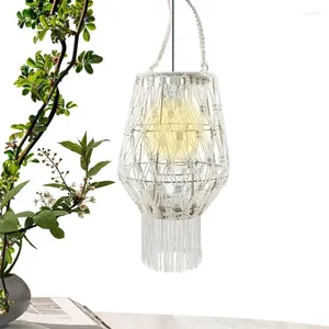 Figurines décoratives Nordic plafonnier plafonnage lamping Boho Boho Pendre à la main Cover Home Decoration For Apartment Bedroom Living Room Decor