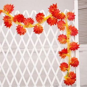Fleurs décoratives 2.3 mètre/lot Windowill feuilles d'automne guirlande vigne faux feuillage pour la décoration de fête de mariage fleur artificielle