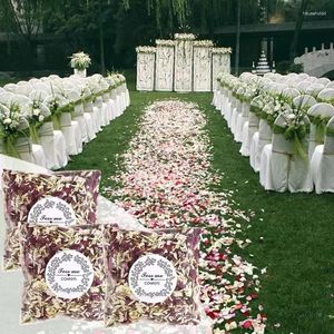 Fleurs décoratives 20-50 pièces confettis de mariage fleur séchée pétale naturel Pop douche nuptiale fête d'anniversaire bricolage décor papier Rose biodégradable