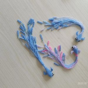 Fleurs décoratives 3D DIY, accessoires pendentif, sacs pour téléphone portable, nœud chinois, produits de Couple tissés à la main