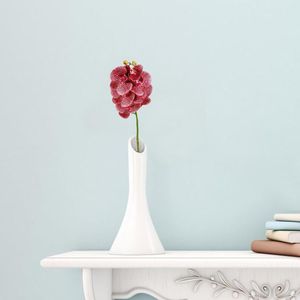 Fleurs décoratives impression 3D orchidée artificielle faux papillon papillon pour la décoration de mariage à la maison bricolage