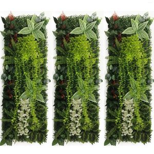 Fleurs décoratives 40 cm 120 cm mur plante artificielle pelouse herbe tapis verdure panneau décor clôture tapis vraie touche mousse