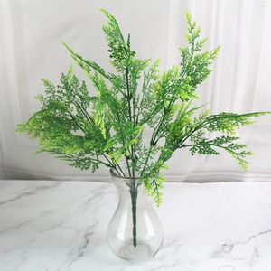 Fleurs décoratives Adiantum artificielles à 7 broches, produits ménagers, Vase de décoration familiale, accessoires de mariage, élimine les fausses plantes