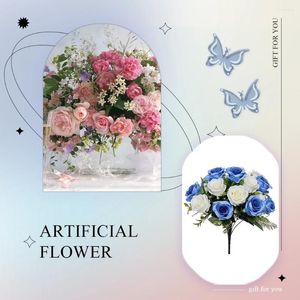 Fleurs décoratives Bouquet artificiel alternative à la balle d'application large fraîche