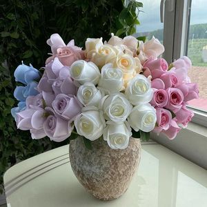 Fleurs décoratives plantes artificielles rêve Rose bourgeon joli Bouquet de fleurs maison jardin décorer