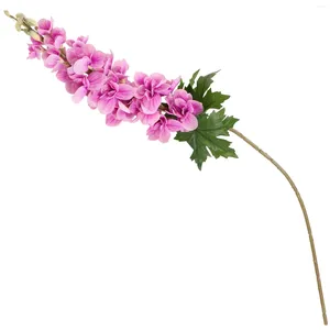 Fleurs décoratives fausses fleurs violet ornement artificiel pour la fête de mariage