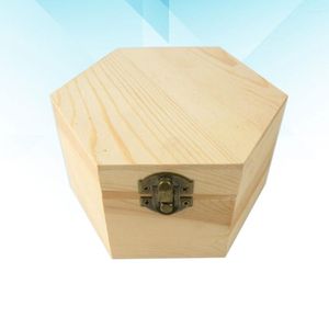 Flores decorativas talladas a mano, caja de flores de jabón, regalo tallado perfumado, caja de madera Hexagonal para el día de San Valentín