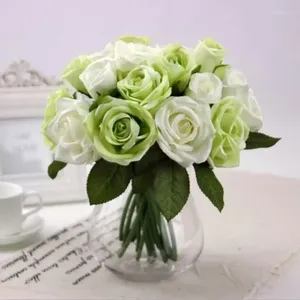 Flores decorativas Simulación de alto grado Bouquet Boda de boda Decoración del hogar K16164