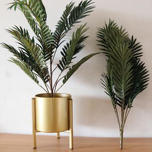 Fleurs décoratives grand 70 CM soie artificielle bambou feuilles de palmier plante arbre mariage maison bureau meubles bonsaï plantes en pot