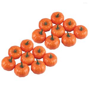 Fleurs décoratives mini craft simulation mousse citrouille Pumpkin Rustic Wedding Decor Pographie Halloween