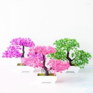 Fleurs décoratives Plum Blossom Simulation plante artificielle arbre en pot arbre fausses plantes ornement de jardin décoration de jardin décoration de mariage