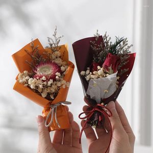 Fleurs décoratives pour décoration de salle, accessoires de décoration pour la maison, Flores Secas, cadeaux de fête d'anniversaire et de mariage, 2023