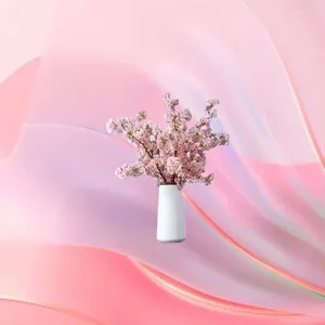 Flores decorativas en flor de cerezo simulada: experimente el alto realismo de las flores cifradas