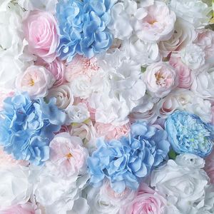 Fleurs décoratives SPR bébé rose bleu belle 3D haute qualité artificielle mariage Occasion fleur mur fond Arrangement décorations