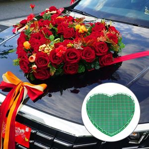Couronnes de fleurs décoratives voiture de mariage ouverte Base florale fleur blocs de mousse Cage support artificiel décoratif