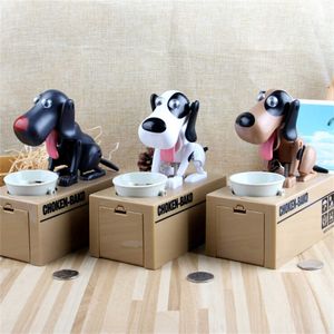 Objets décoratifs Figurines Automated Dog Steal Coin Bank Money Bank Saving Box Gift Cute Electronic Piggy Banks Cartoon Robotic Dog Steal Coin Bank Kid Toy G230523