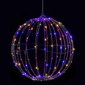 Objets décoratifs Figurines nouvelle sphère affichage éclairé décoration de noël boule lumineuse éclairage LED T240306