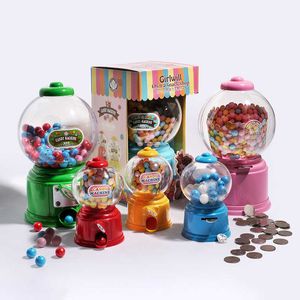 Objets Décoratifs Figurines Nordic Safe Tirelire Pas Cher Mignon Bocal Machine Distributeur De Bonbons Boîte De Bonbons Transparent Drôle Tirelire Tirelire Mignon Boîte G230523