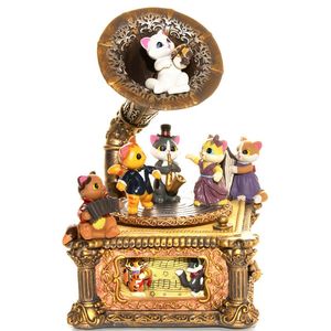 Objetos decorativos Figuras Altavoz Juguetes Caja de música Mecanismo giratorio de canción de anime Niños Wind Up Girlfriend Boite A Musique Accesorios DL60