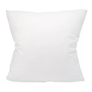 Oreiller décoratif blanc 100% polyester velours oreiller housses de coussin utilisées pour l'impression par transfert thermique taies d'oreiller vierges en gros