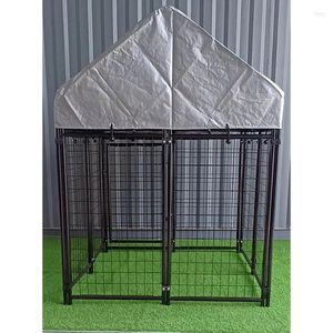 Plaques décoratives Iron Cage Golden Retriever Labrador Husky Dog Dog Crate Pet Kennel