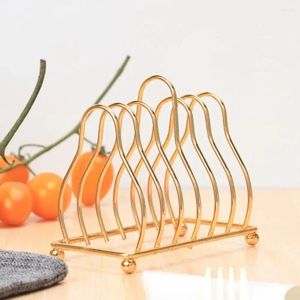 Assiettes décoratives en métal fer à plat de cuisine Plaque de plaque Drainin servir les accessoires de rack Supplies pour la maison de table de barre de restauration