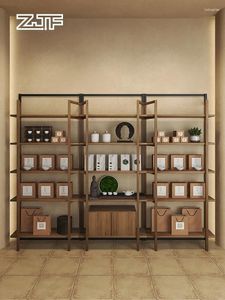 Assiettes décoratives Shop Product Display Rack Rack Set Wall Murd Cabinet