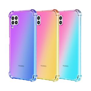 Étuis souples en TPU dégradé pour Huawei Honor X7A X8A X9A Magic 5 Pro X5 80 X40 X8 X7 Nova 8 9 10 SE 60 étui antichoc