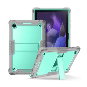 Defender Tablet PC Cases for iPad 10.2 Inch 9th 8th 7th Gen 9.7 3 Layers Hybrid Shockproof Protective Anti-slip Cover with Bracket Mint