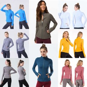 Définir femme Yoga veste de musculation manches longues vestes de Sport manteau d'exercice en plein air séchage rapide Fitness vêtements de Sport respirant fermeture éclair complète dame